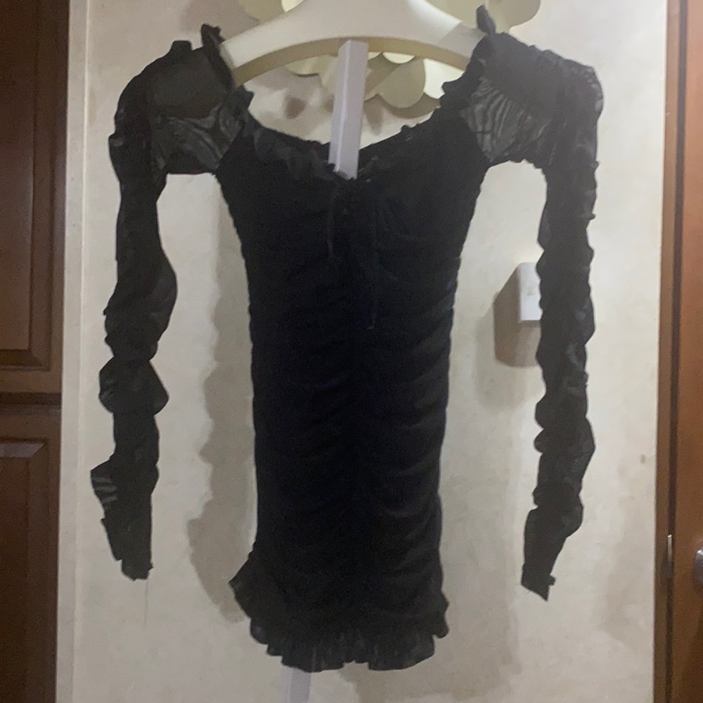 Ruched bodycon mini dress (Dar)